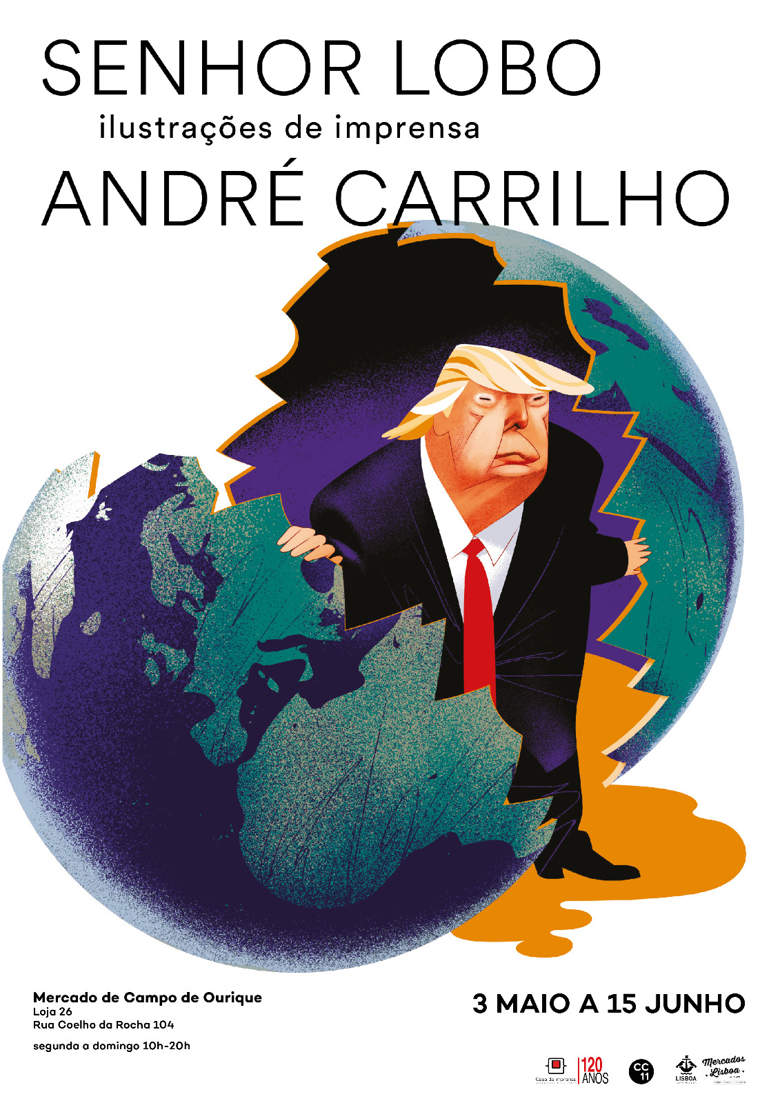 André Carrilho, cartoons um olhar para o ano de 2024  | até 15 de junho