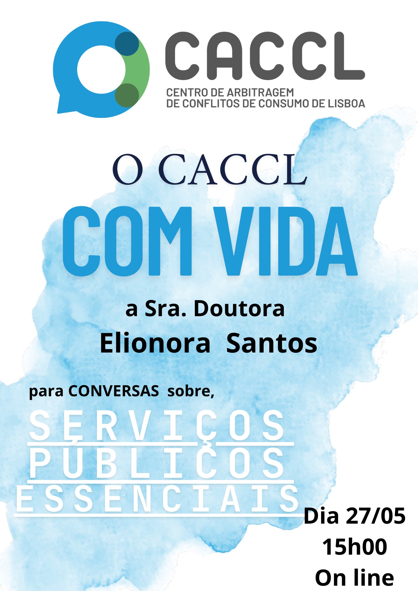 Conversa com Elionora Santos sobre serviços públicos essenciais (direitos do consumidor) | 27 de maio